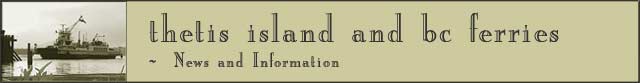 Community Website for Thetis Island, BC, Canada