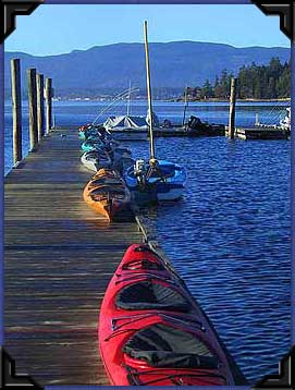 The wharf at Capernwray, Thetis Island, BC